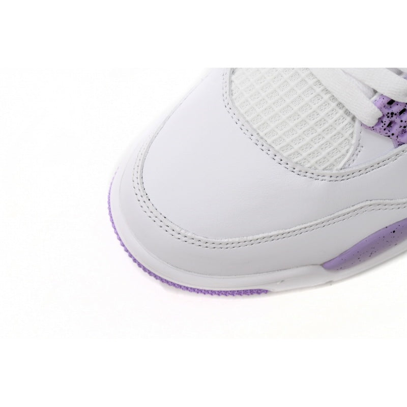 Air Jordan 4 Retro White Purple