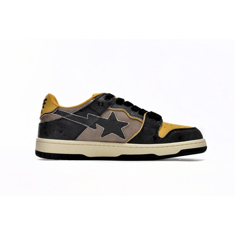 Bape Sk8 Sta Low Make old Black and Yellow