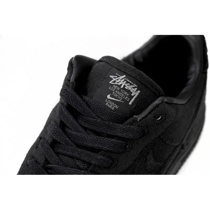 Stussy x Nike Air Force 1 Low “Black”