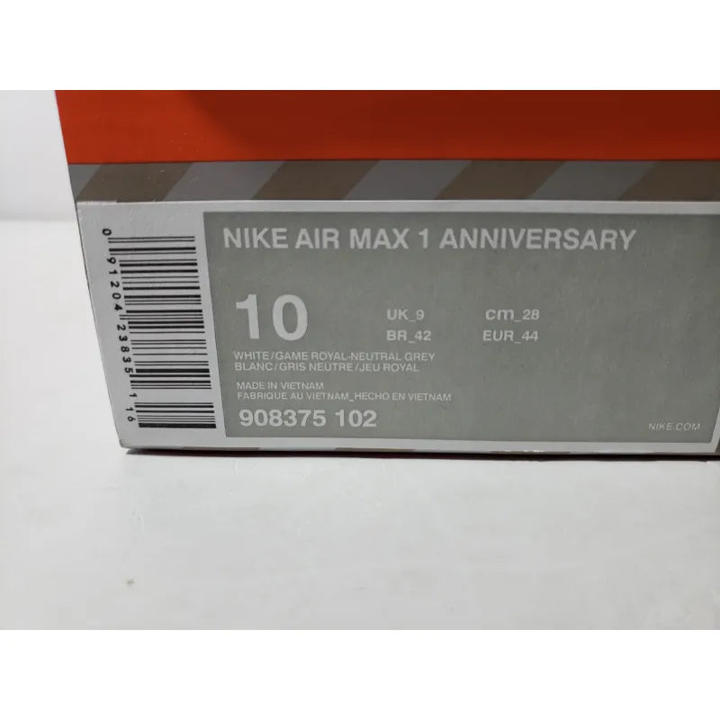 Nike Air Max 1 Anniversary "Royal Blue"