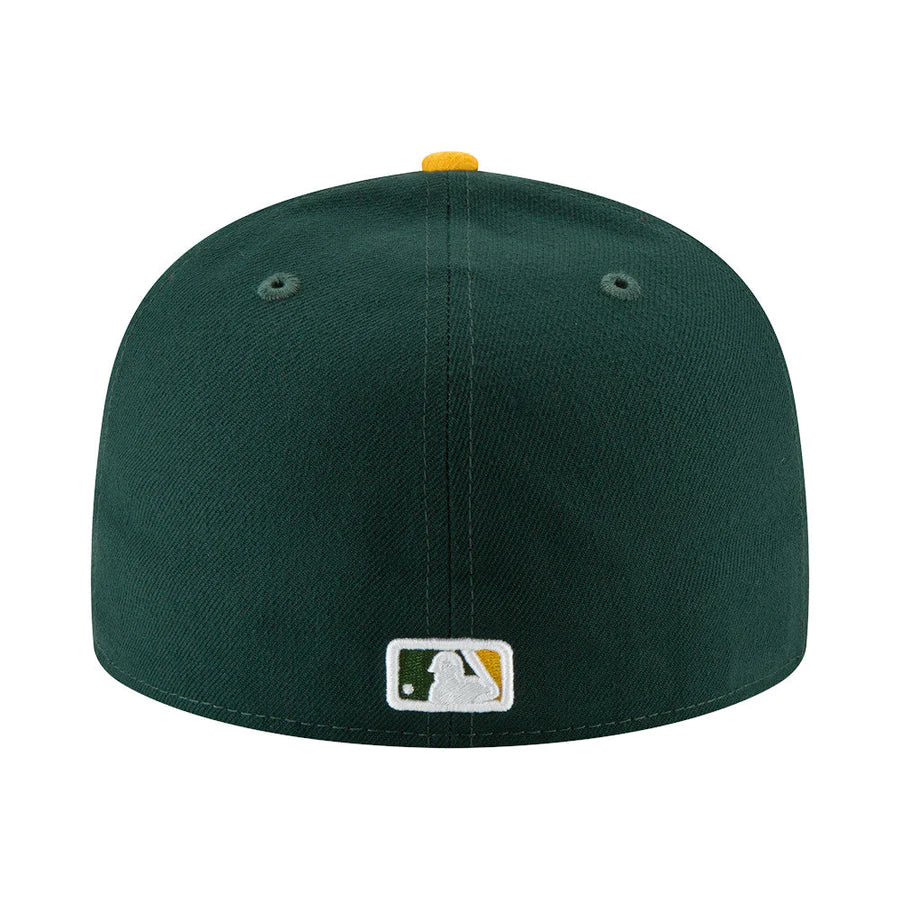 Oakland Athletics 59FIFTY MLB AC Perf Green & Yellow Cap